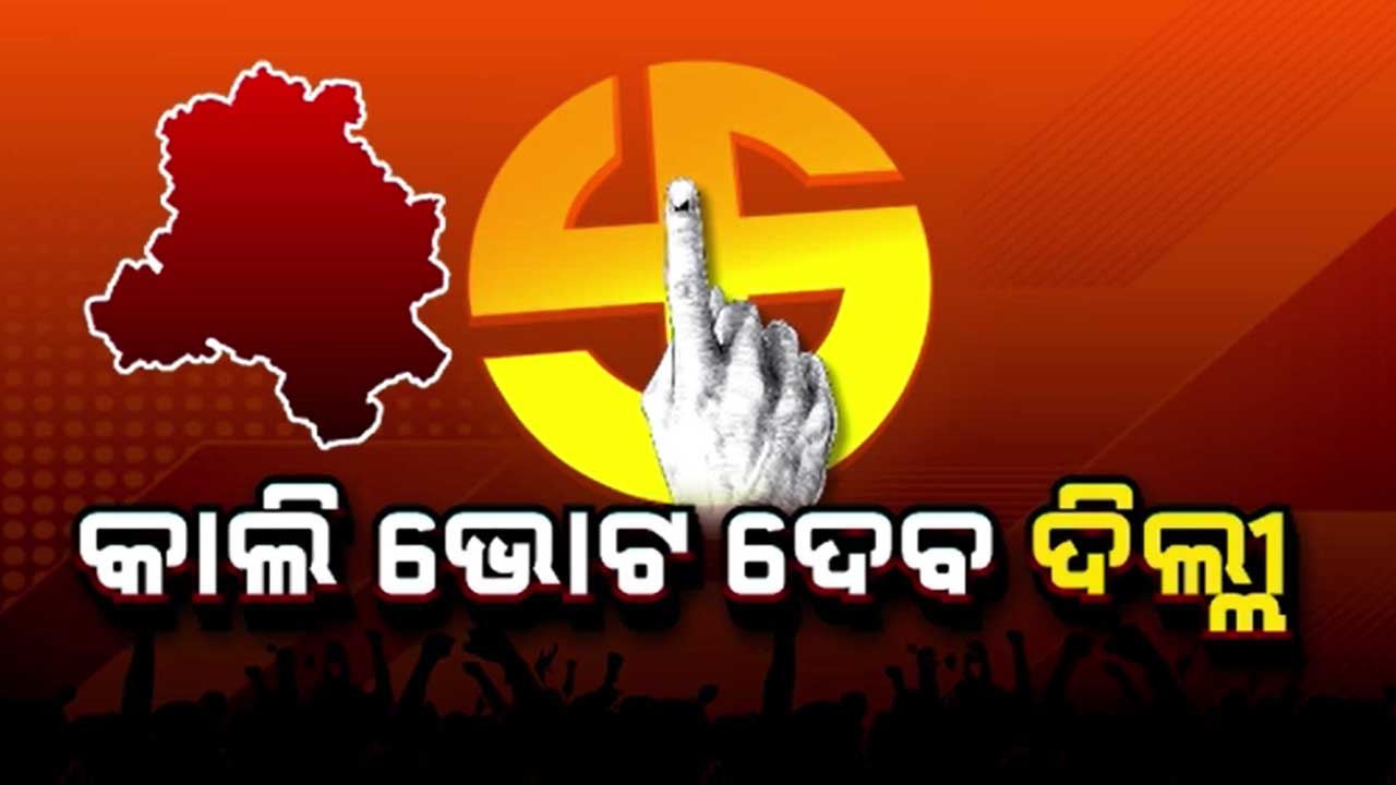 ଆସନ୍ତାକାଲି ଭୋଟ୍ ଦେବ ଦିଲ୍ଲୀ
