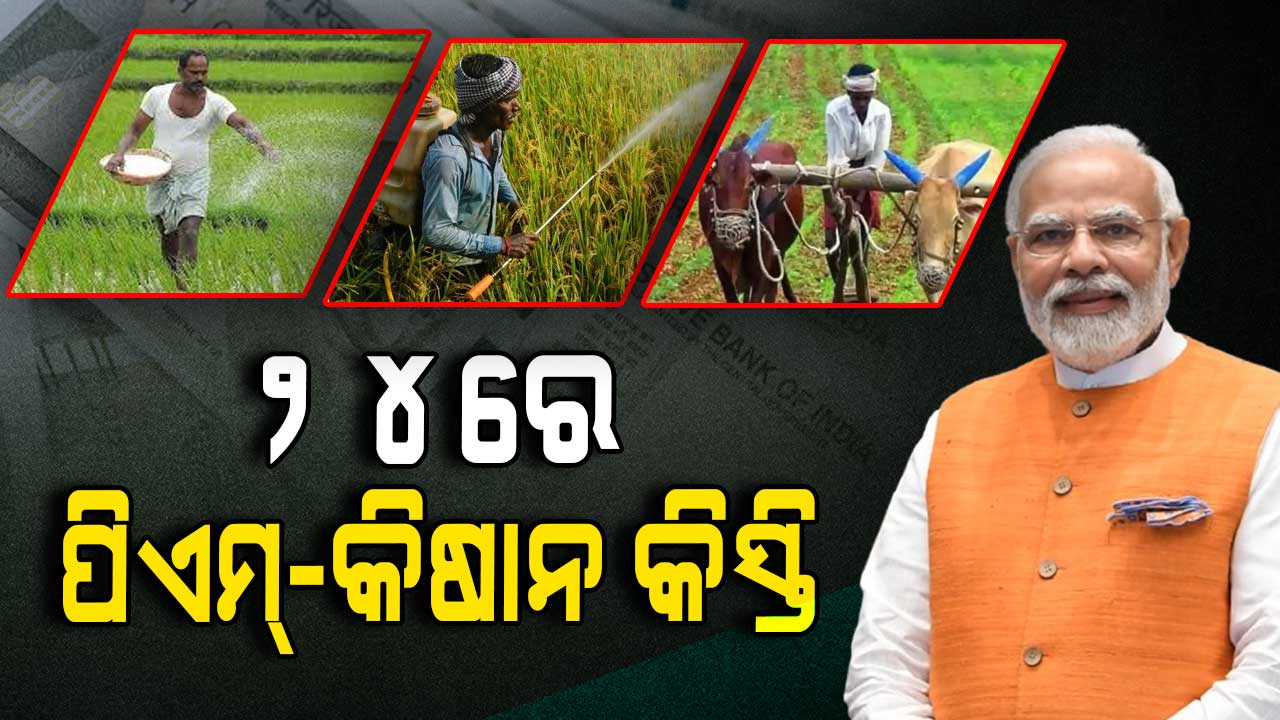 ଆସନ୍ତା ୨୪ରେ ପିଏମ୍-କିଷାନ ସମ୍ମାନ ନିଧି ଅଧୀନରେ ଚାଷୀଙ୍କୁ ମିଳିବ ୧୯ତମ କିସ୍ତି
