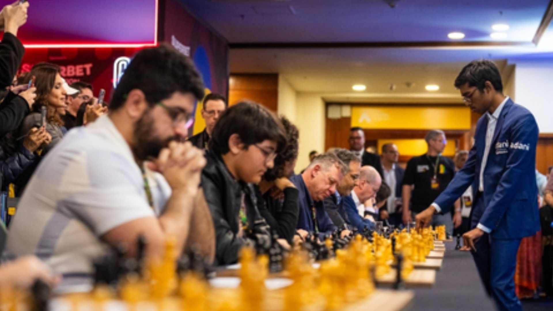 Praggnanandhaa Shows Off Chess Moves At Grand Chess Tour Finals Exhibition In Sao Paulo