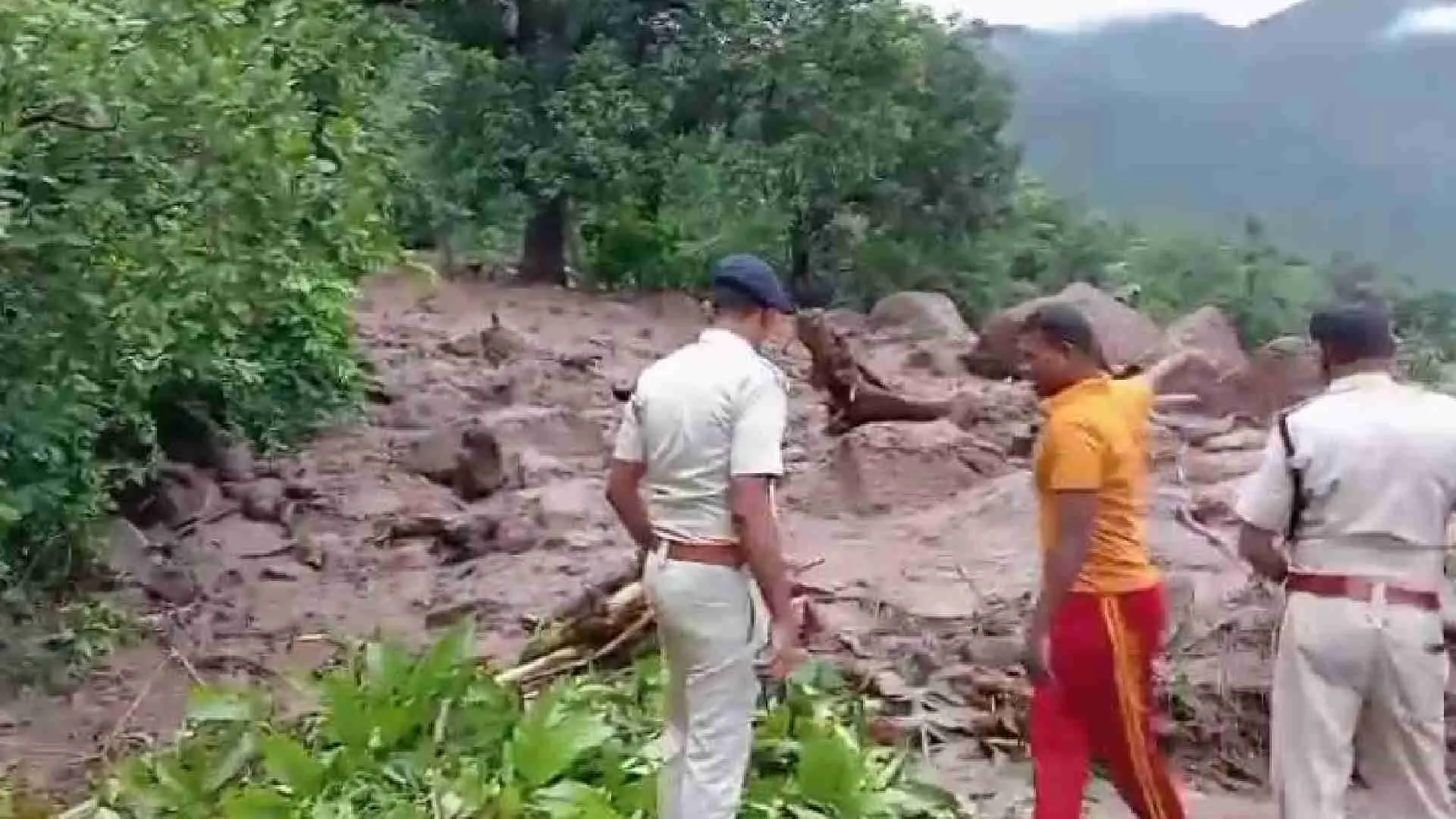 Gajapati Landslide: Rescue Teams Battle Mud to Find Missing Father-Son Duo