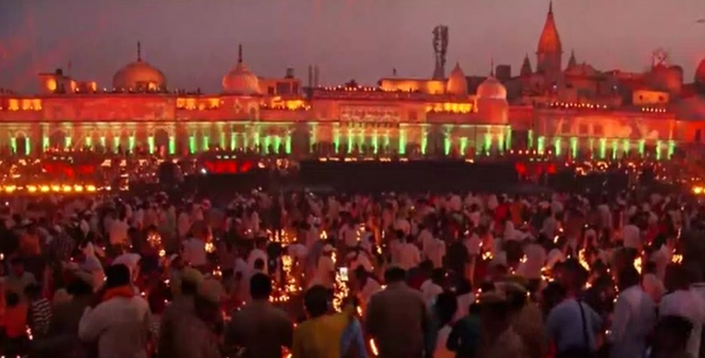 ୨୬ ଲକ୍ଷରୁ ଅଧିକ ଦୀପରେ ଆଲୋକିତ ହେଲା ରାମନଗରୀ