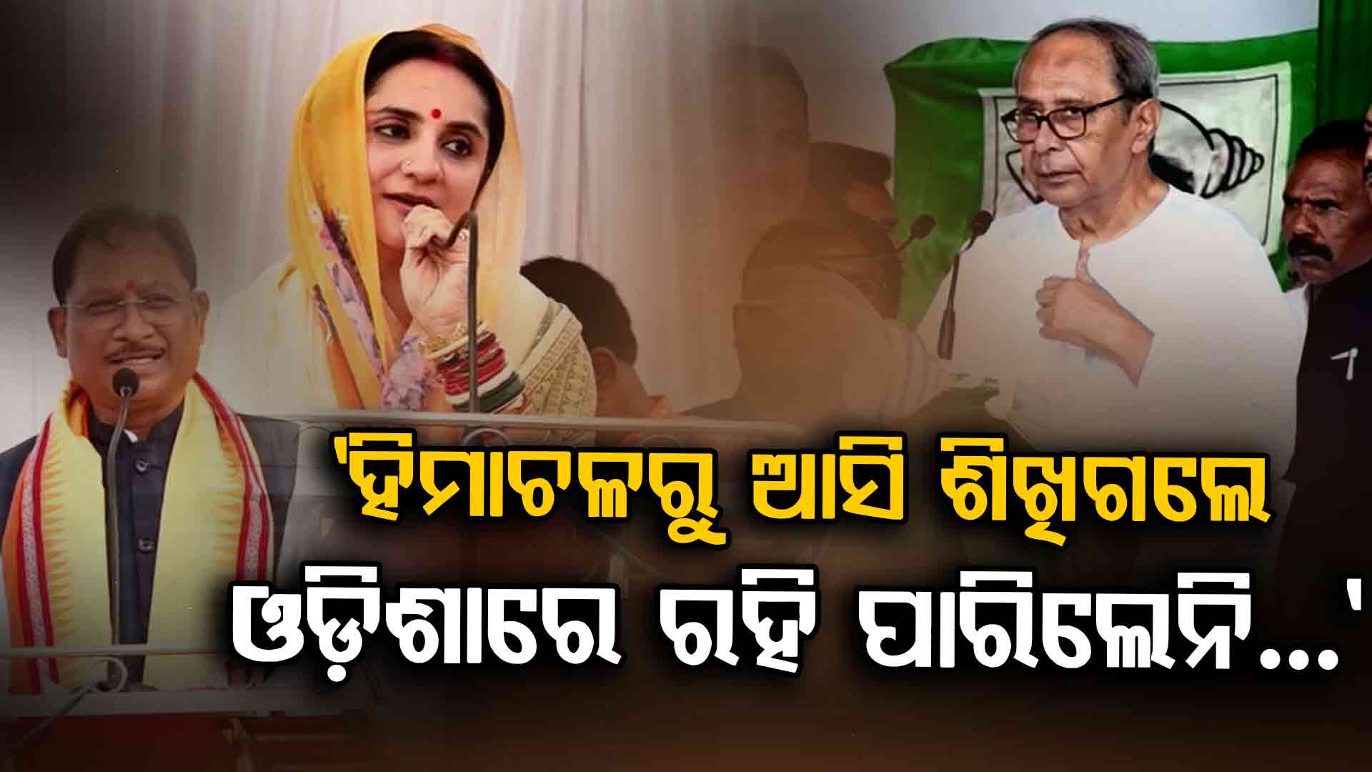 'ଘର ଚଳାଇବା ପାଇଁ ଓଡ଼ିଆ ଶିଖିଗଲେ ମାଳବିକା, ୨୪ ବର୍ଷରେ ପାରିଲେନି ନବୀନ': ବିଷ୍ଣୁଦେବ ସାଏ