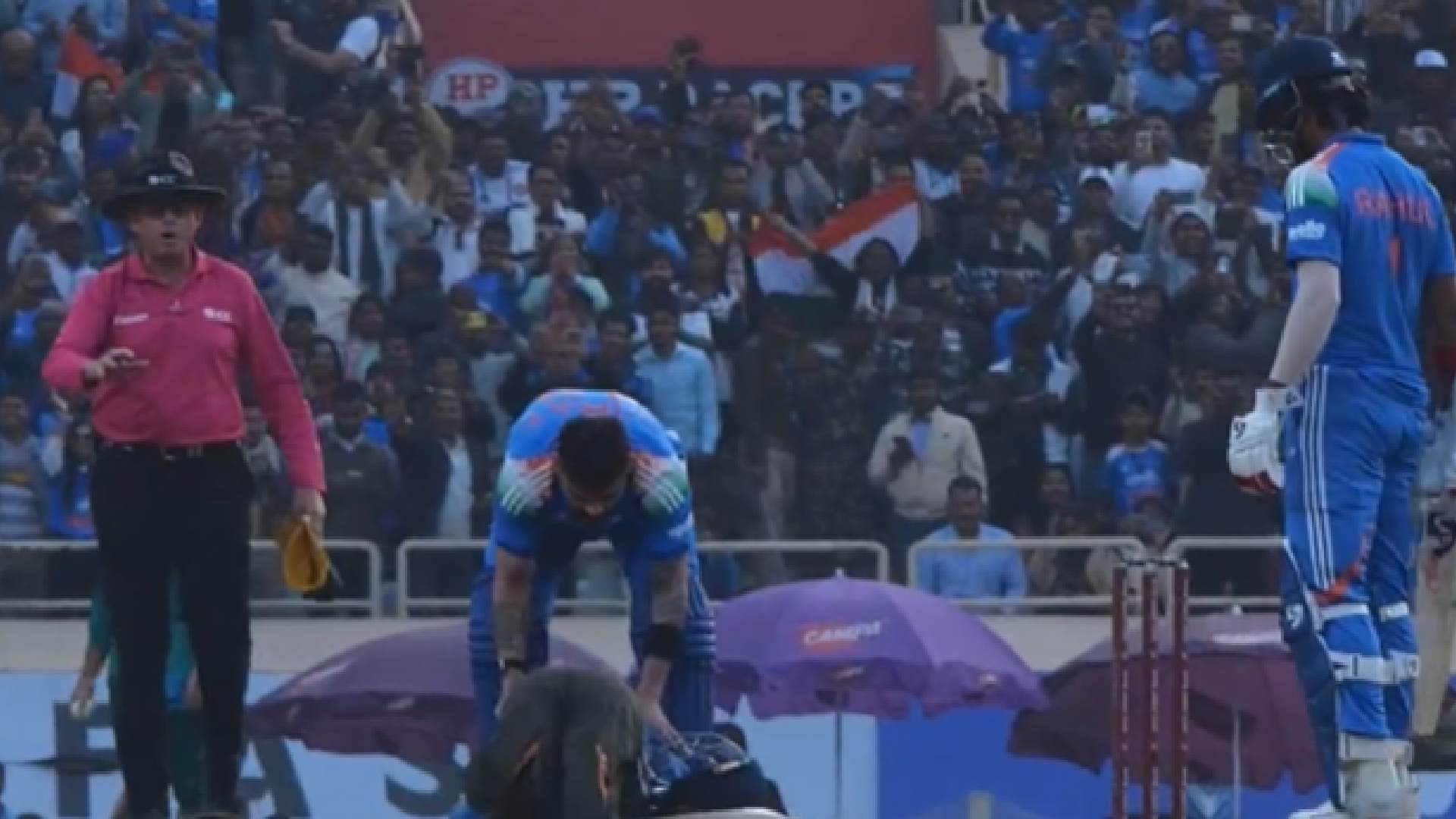 Virat Kohli's 52nd ODI Century Celebration Marred by Shocking Security Lapse