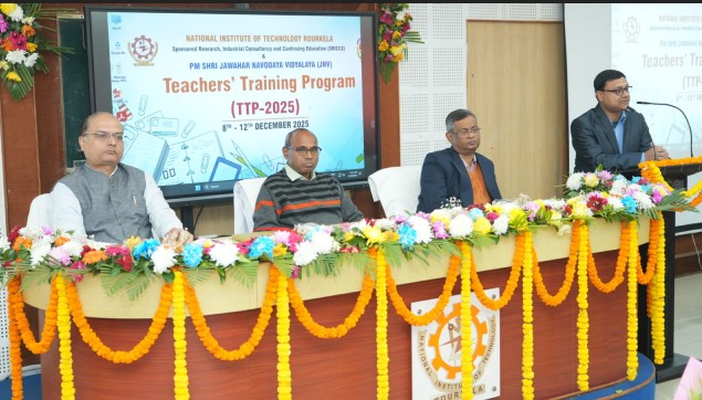 NIT Rourkela Hosts Five-Day Training for JNV Teachers under PM SHRI