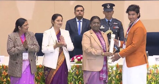 Vaibhav Suryavanshi Receives PM Rashtriya Bal Puraskar From President Droupadi Murmu, BCCI Congratulates