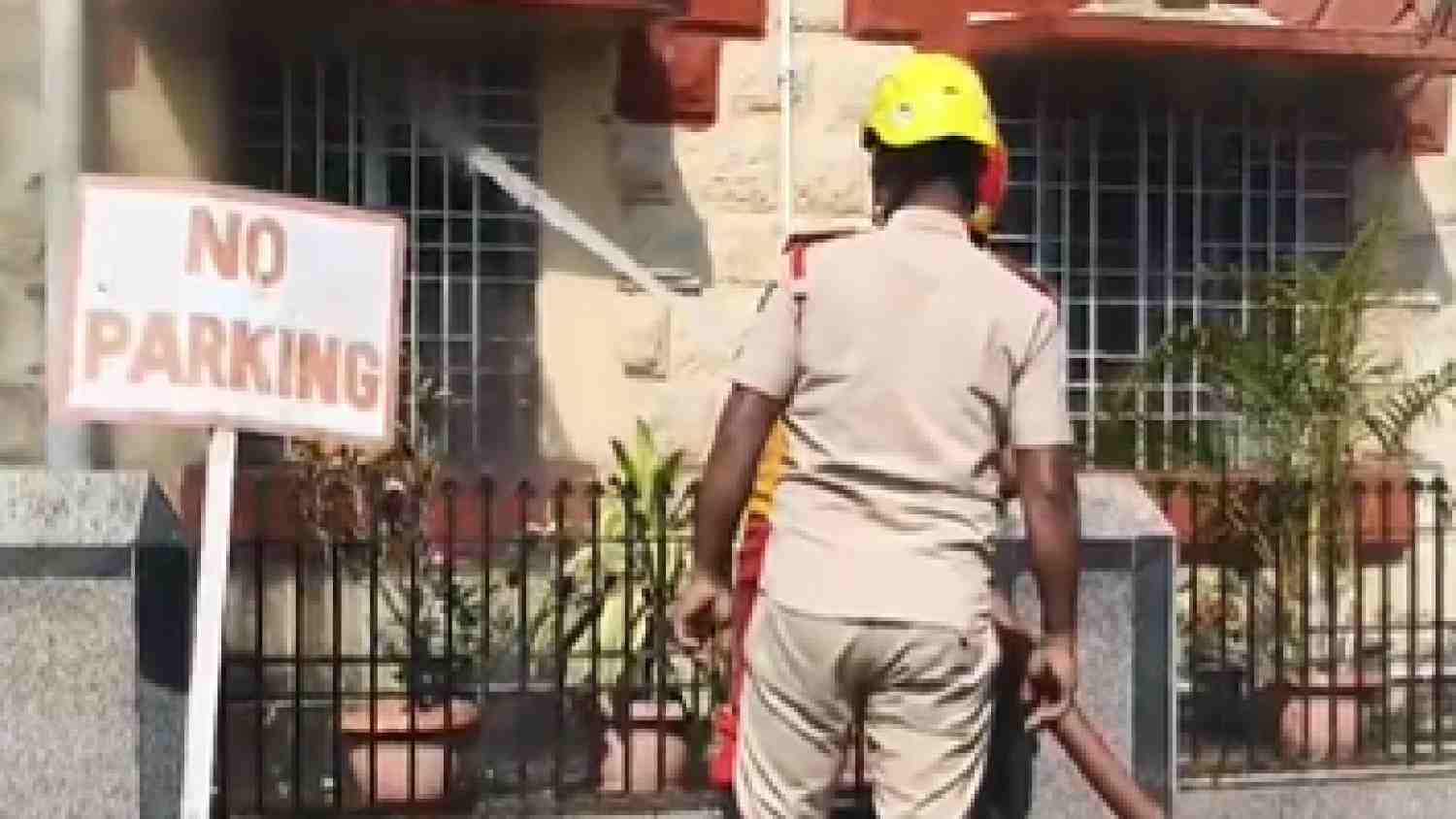 Massive Fire Erupts At Jharsuguda Railway Station Due To Short Circuit