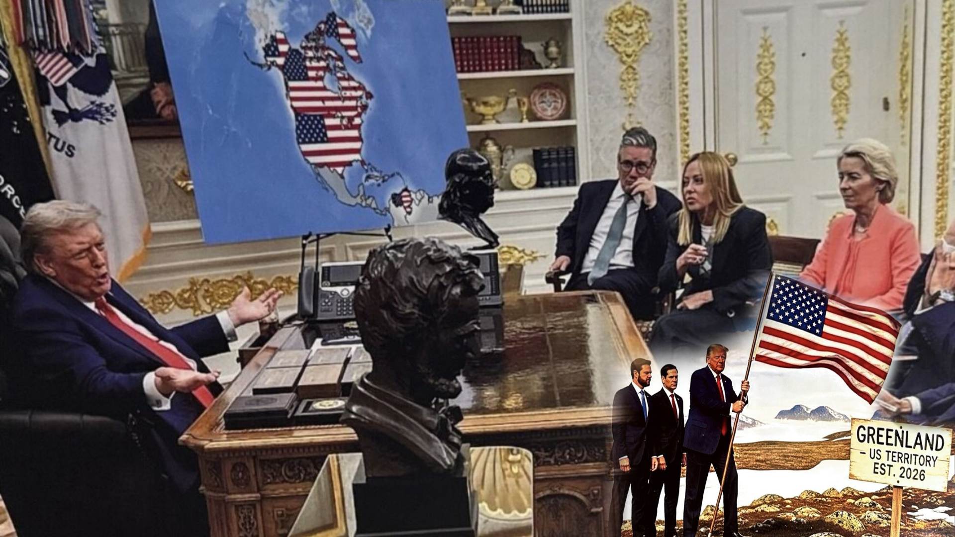 Trump’s AI Map Claims Canada, Greenland, Venezuela as US Territory