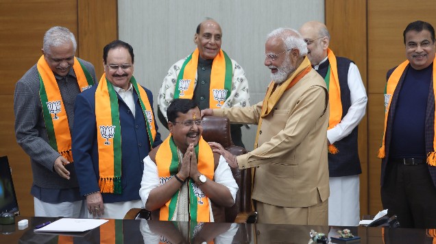 Dharmendra Pradhan Congratulates Nitin Nabin On Election As BJP National President