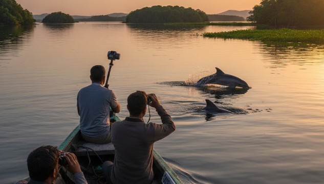 Annual Dolphin Census Begins in Chilika Lake