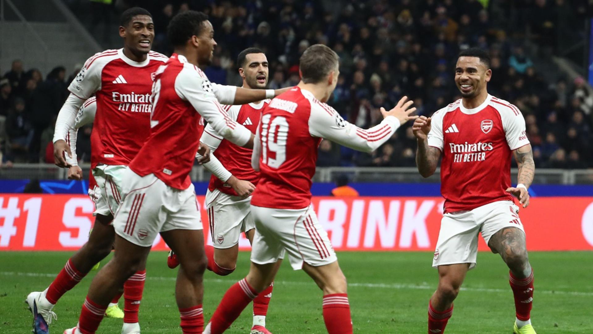 Champions League: Arsenal Stay Perfect with Win over Inter; Spurs, Real win while PSG, City Stumble