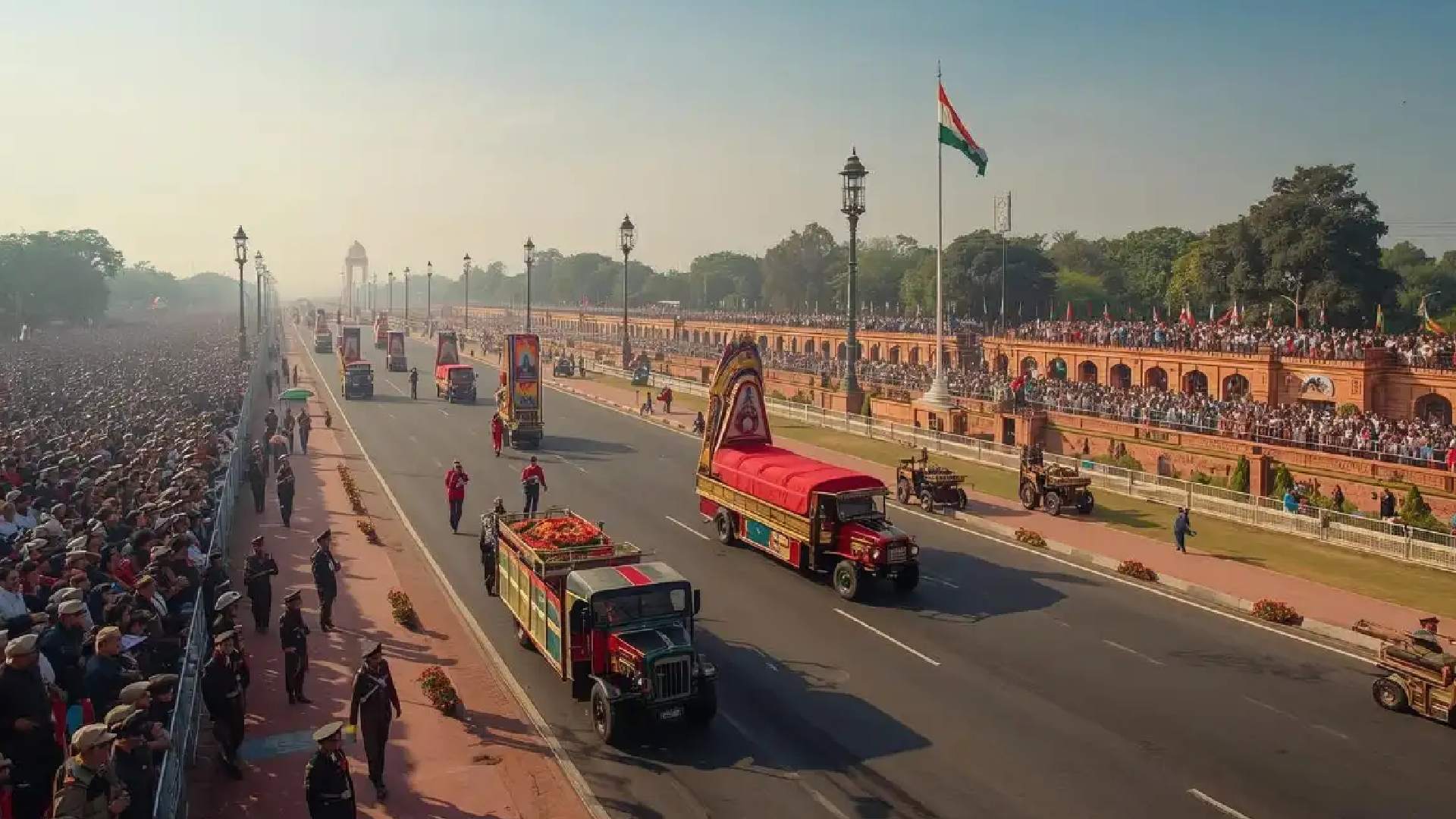 India Celebrates 77th Republic Day with Odisha’s Vibrant Tableau