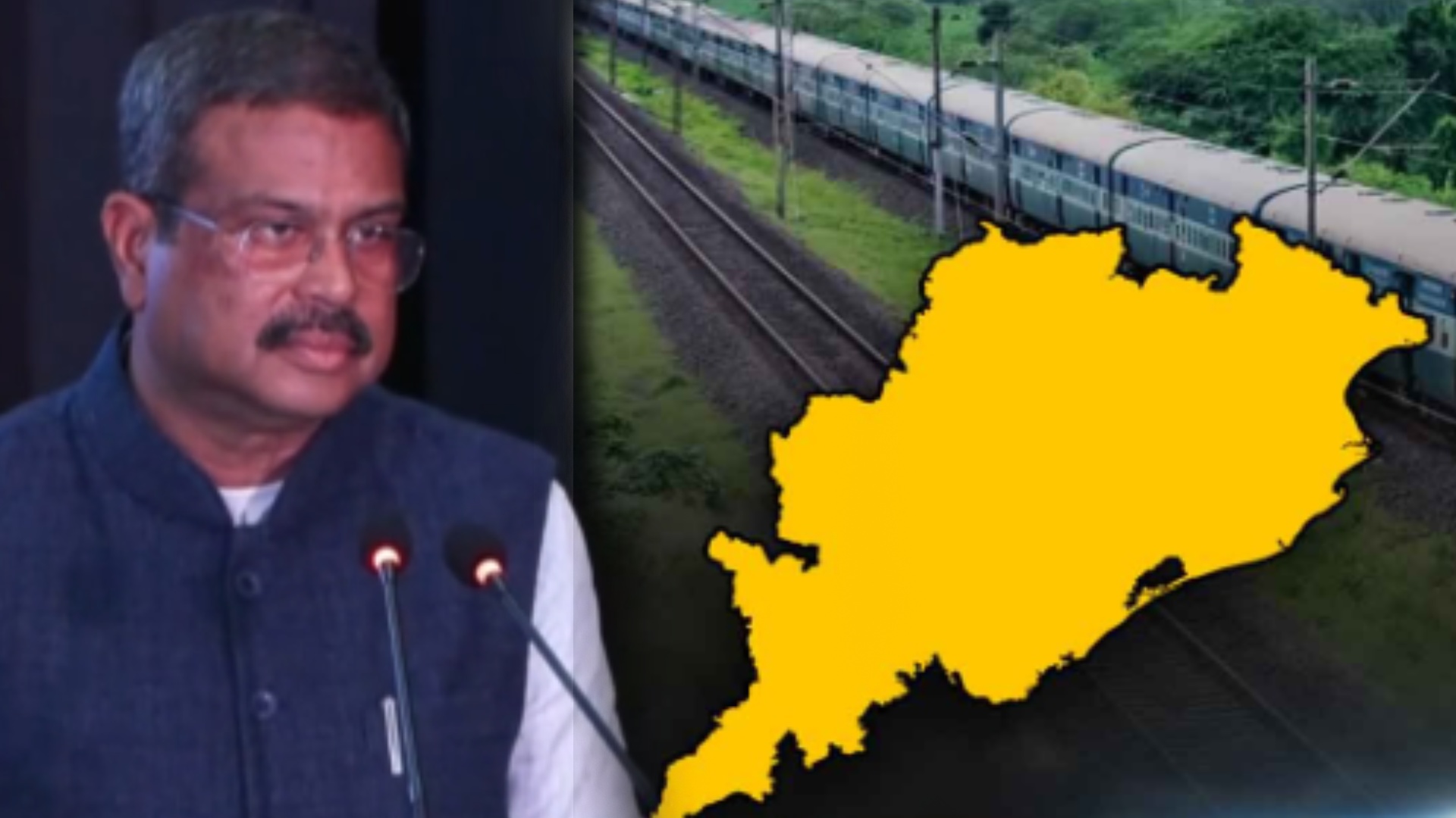 Union Minister Dharmendra Pradhan Hails Highest-Ever Rail Allocation for Odisha