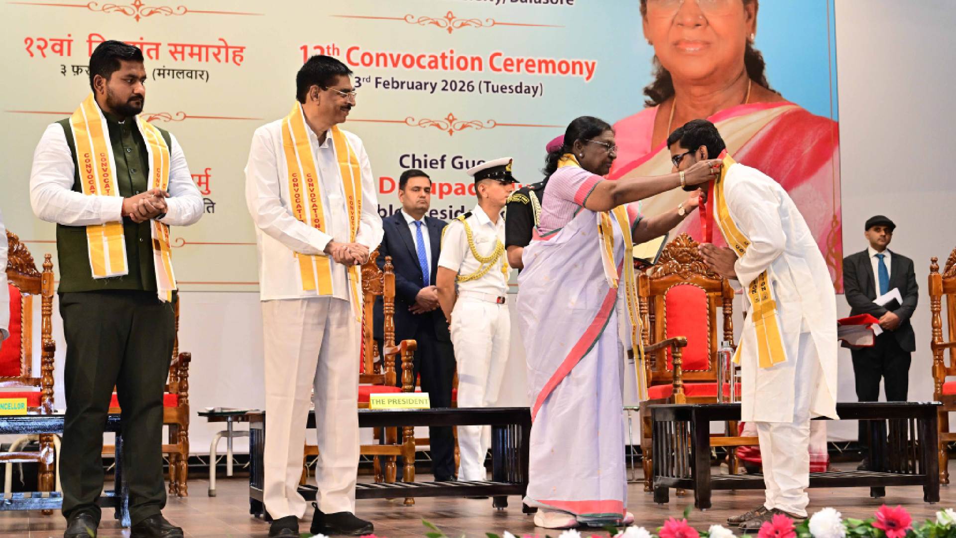 President Murmu Arrives in Puri after Concluding Balasore Visit