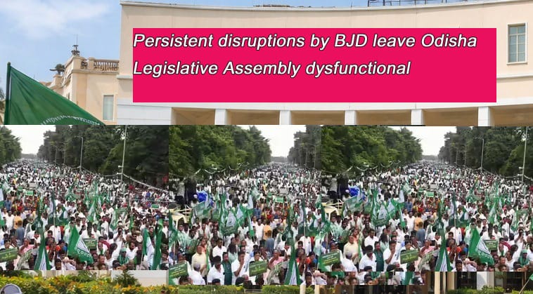 BJD’s Persistent Disruptions Leave First Phase of Assembly’s Budget Session Almost Dysfunctional