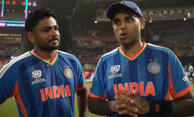 T20 WC: Suryakumar Yadav Pays Emotional Tribute To Sanju Samson’s Match-Winning Knock vs WI
