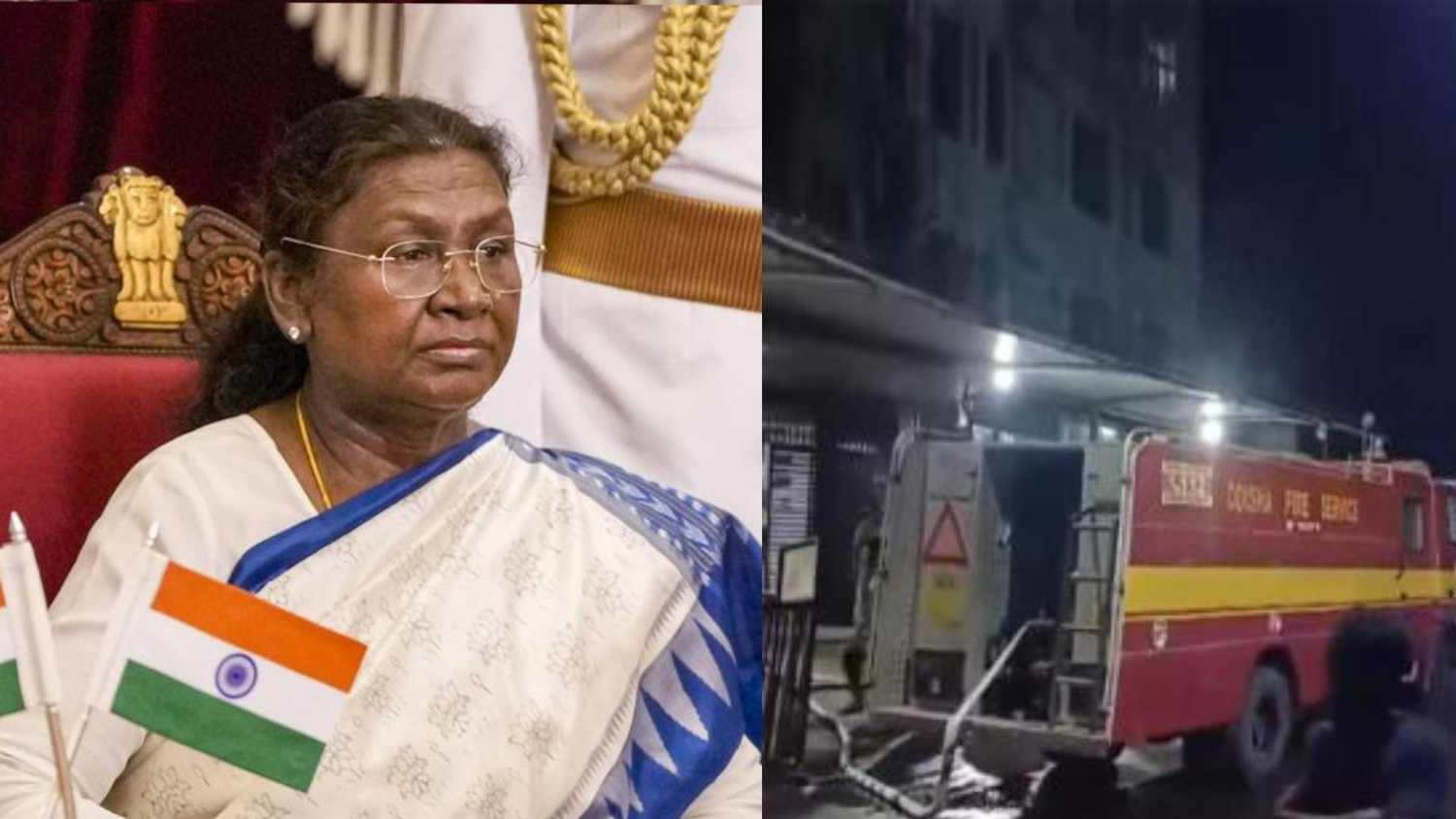 President Murmu Mourns Loss of Lives in Tragic Fire Incident at Cuttack SCB