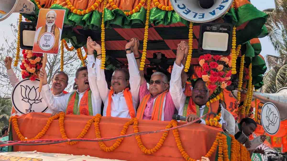 Union Minister Dharmendra Pradhan Leads BJP Campaigns in Bengal