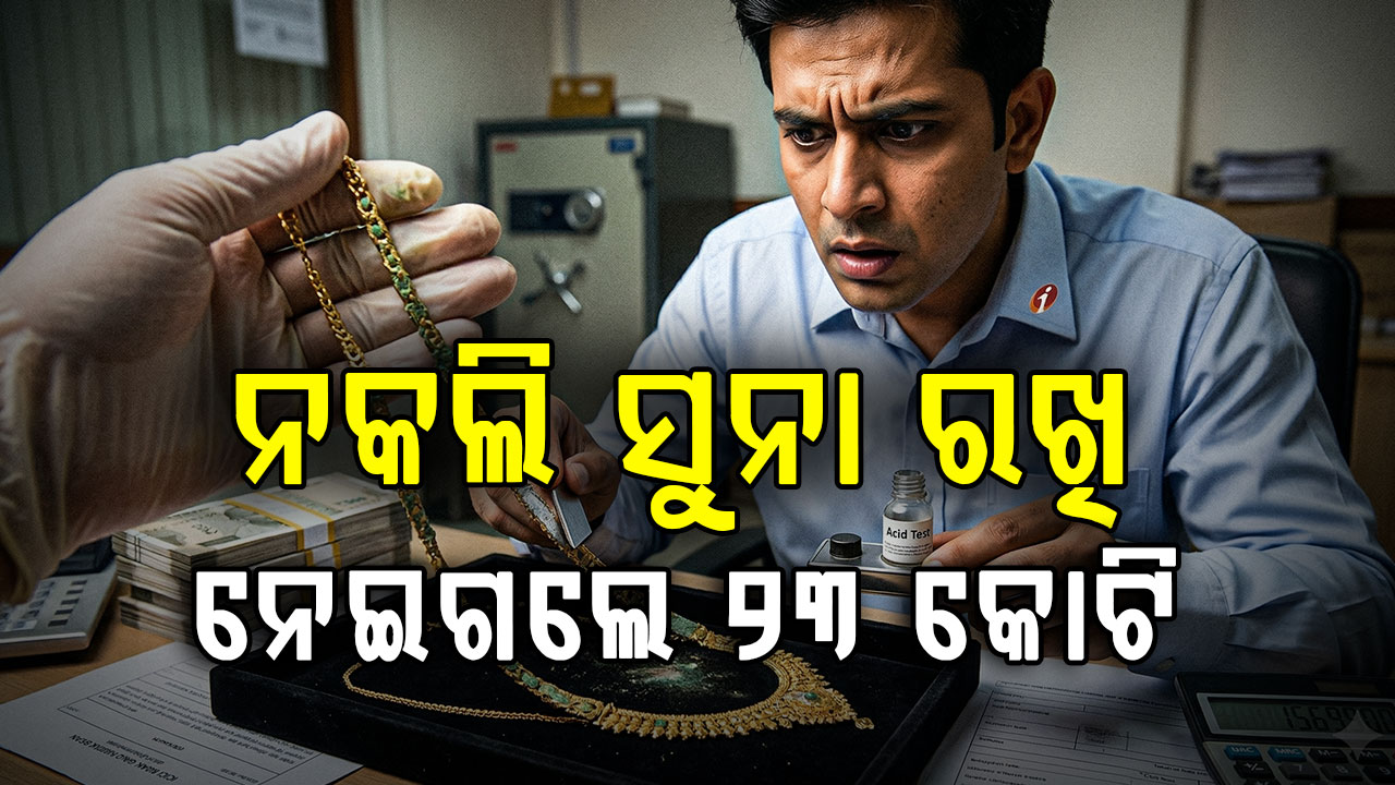 ବଡ଼ ଧରଣର ସୁନା ଋଣ ଘୋଟାଲା; ନକଲି ସୁନାରେ କେମିତି ମିଳିଲା ୨୩ କୋଟି ଲୋନ୍ ?