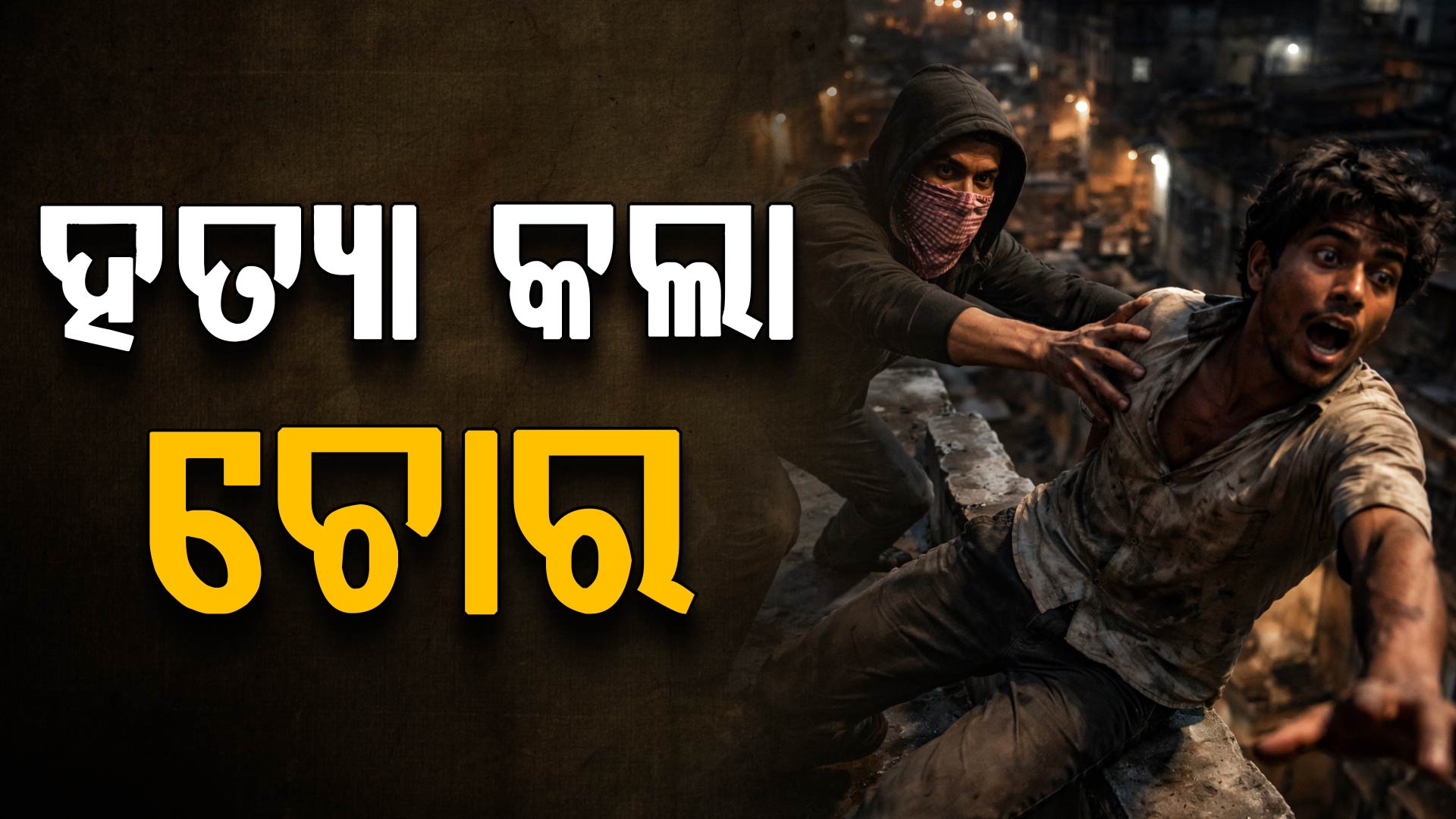 ଚୋରି କରିବାକୁ ଯାଇଥିଲା ଚୋର, ଧରାପଡ଼ିବା ଭୟରେ ଯୁବକଙ୍କୁ ଛାତରୁ ଠେଲି କଲା ହତ୍ୟା