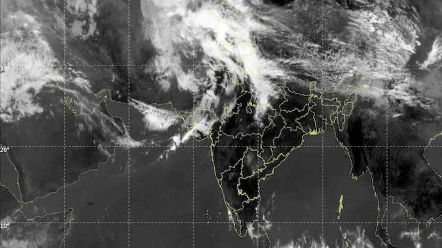 IMD Spots Massive Cloud Formation Over India-Pakistan, Issues Alert