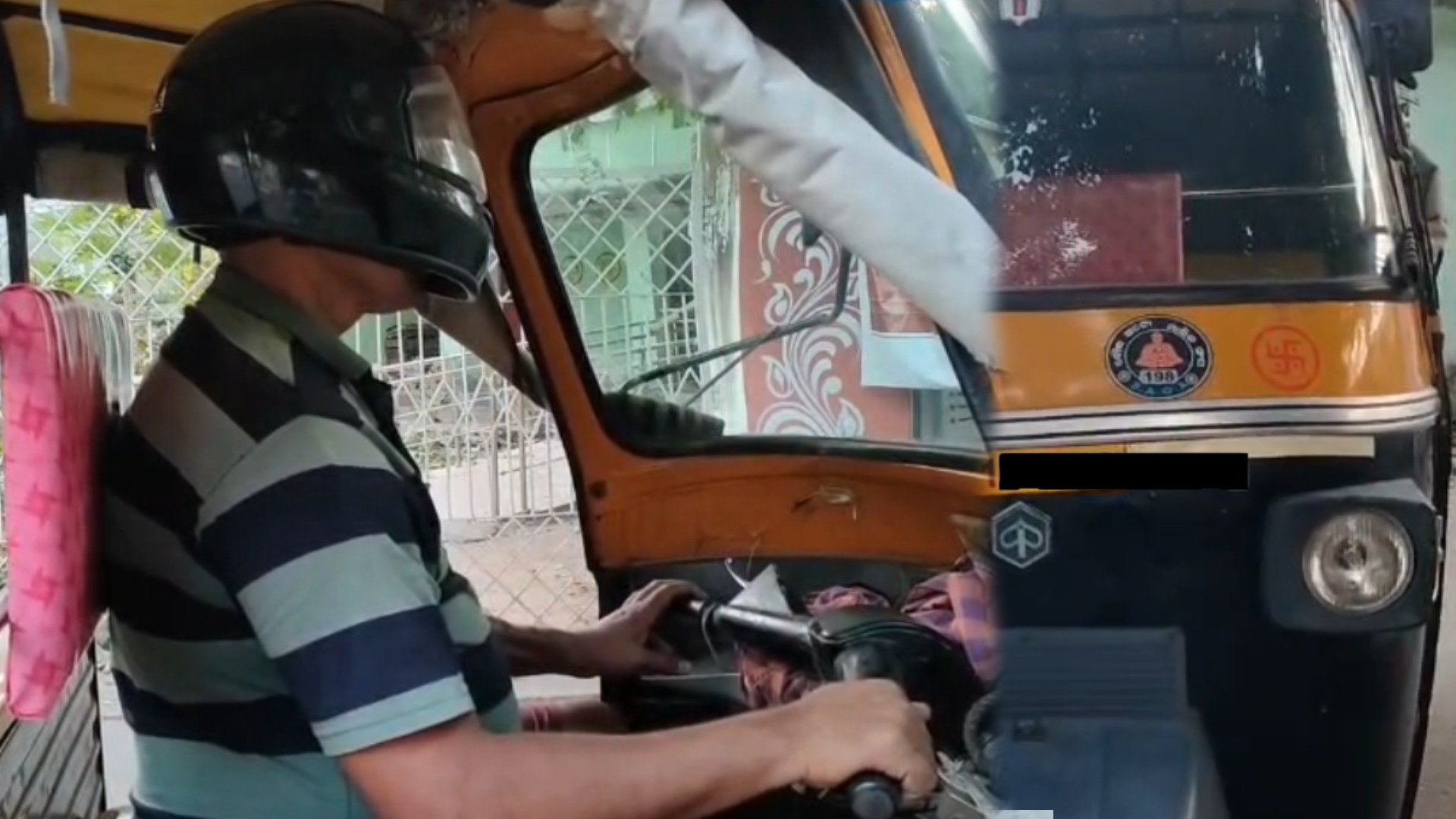Auto-Rickshaw Driver Fined For Not Wearing Helmet In Odisha's Boudh