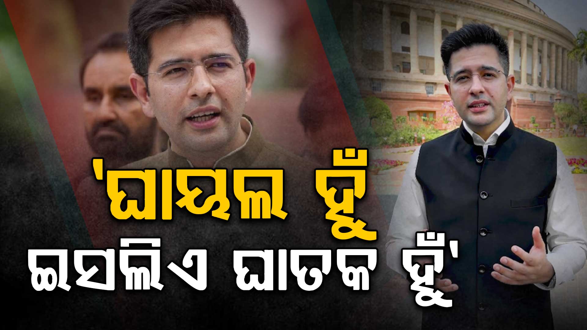 'ଘାୟଲ ହୁଁ...ଇସଲିଏ ଘାତକ ହୁଁ', ଧୁରନ୍ଧର ଷ୍ଟାଇଲରେ AAP କୁ ଜବାବ ଦେଲେ ରାଘବ