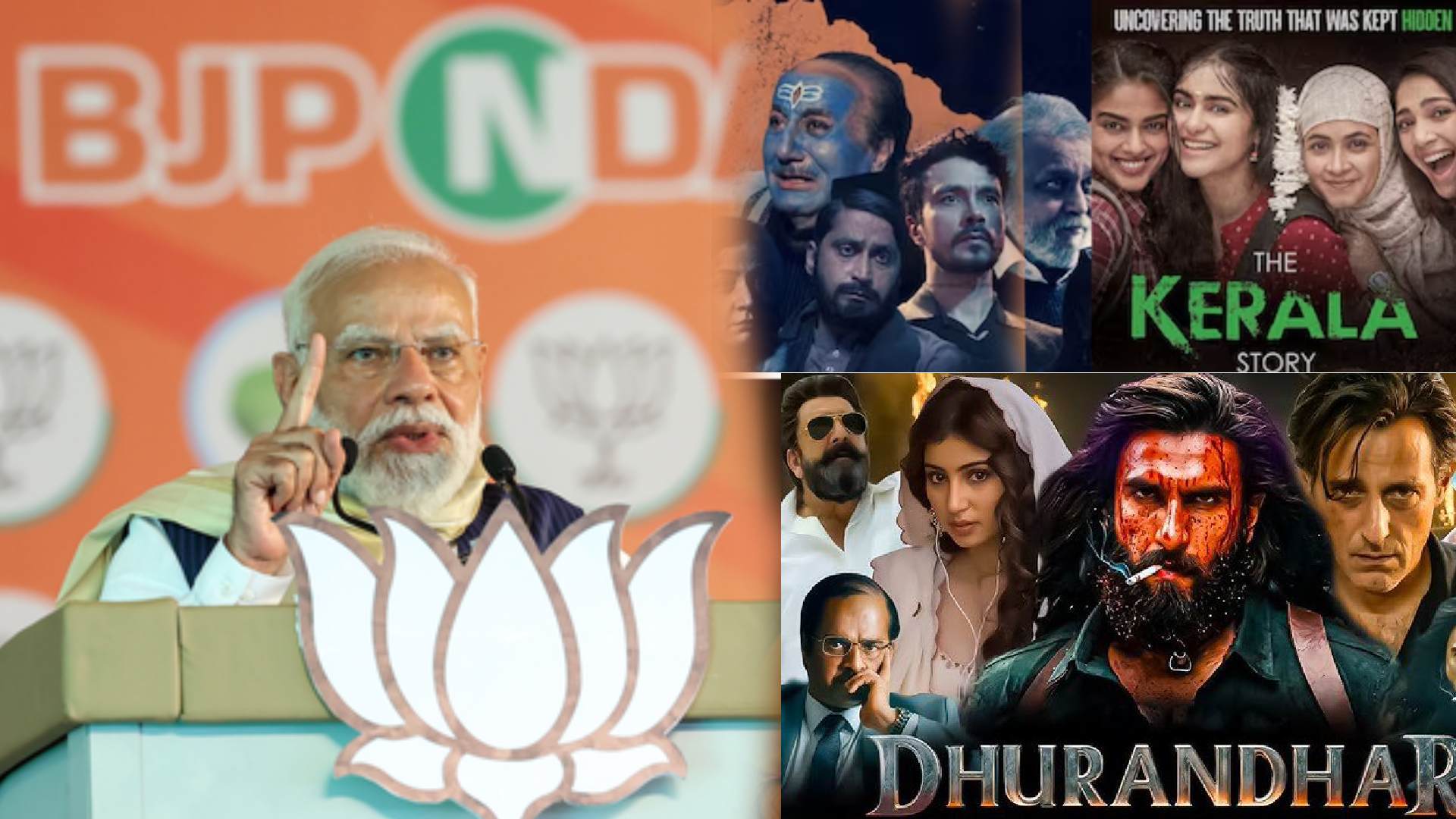 PM Modi Accuses Congress of Spreading False Narratives on Films and Policies