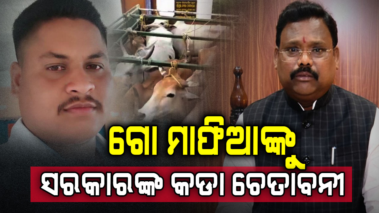 ଗୋ ମାଫିଆଙ୍କୁ ସରକାରଙ୍କ କଡା ଚେତାବନୀ,ସୁଧୁରିଯାଅ ନଚେତ୍ ସୁଧାରିଦେବୁ