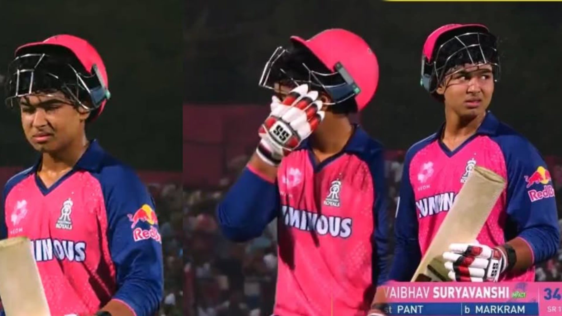 Vaibhav Suryavanshi’s Emotional Moment After Blazing Knock Against MI