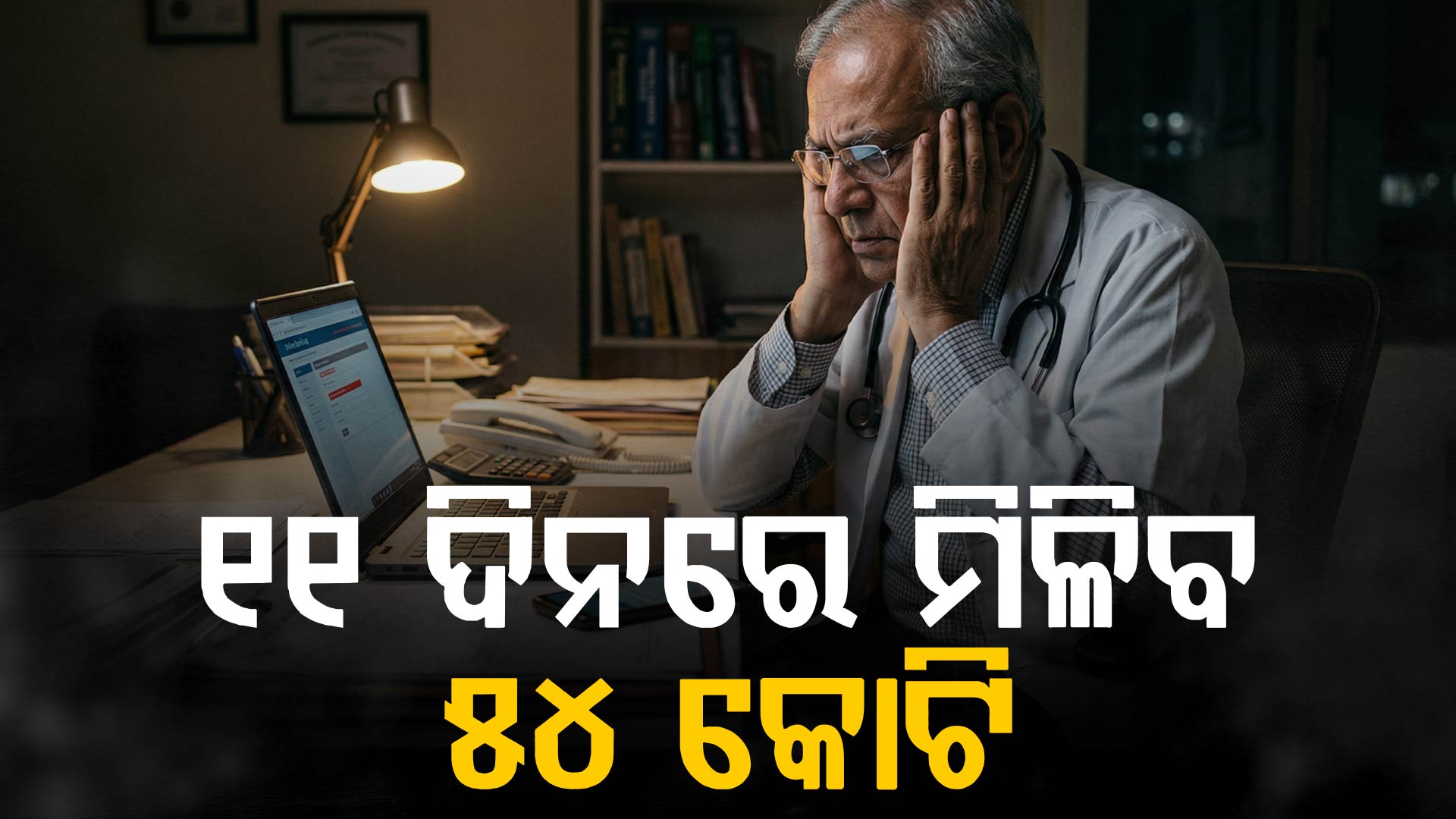 ଲୋଭ କରିଦେଲା କାଙ୍ଗାଳ; ୧୧ ଦିନରେ ରାସ୍ତାକୁ ପଳାଇ ଆସିଲେ କୋଟିପତି ଡାକ୍ତର
