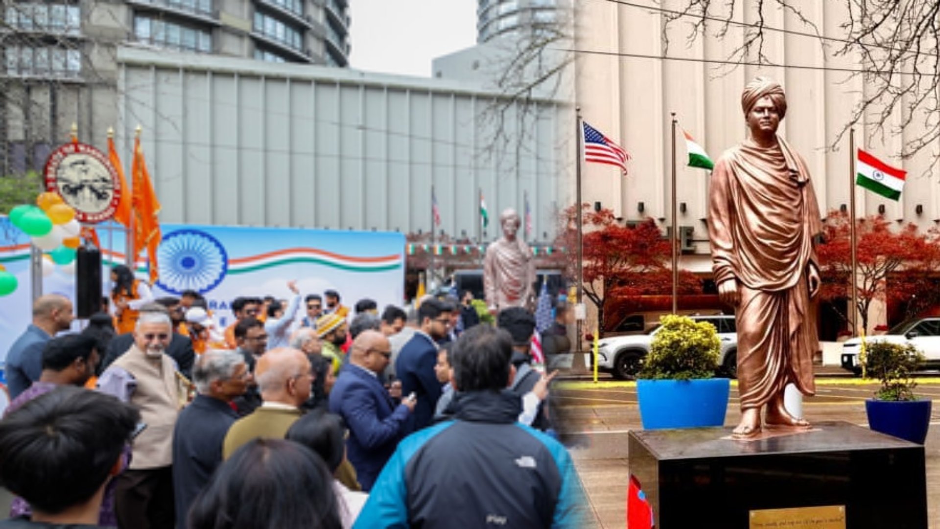 Swami Vivekananda Statue Unveiled in Seattle