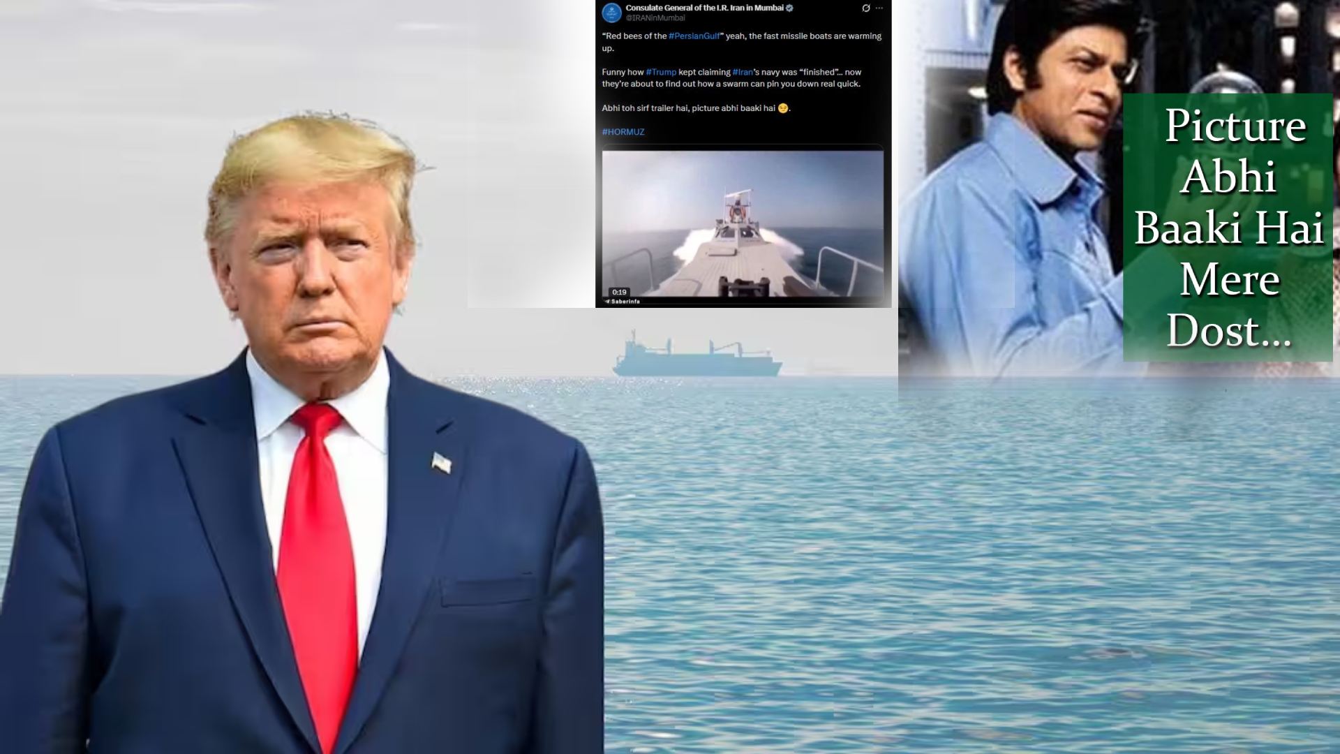 Iran Consulate in Mumbai Counters Trump with Shah Rukh Khan Dialogue