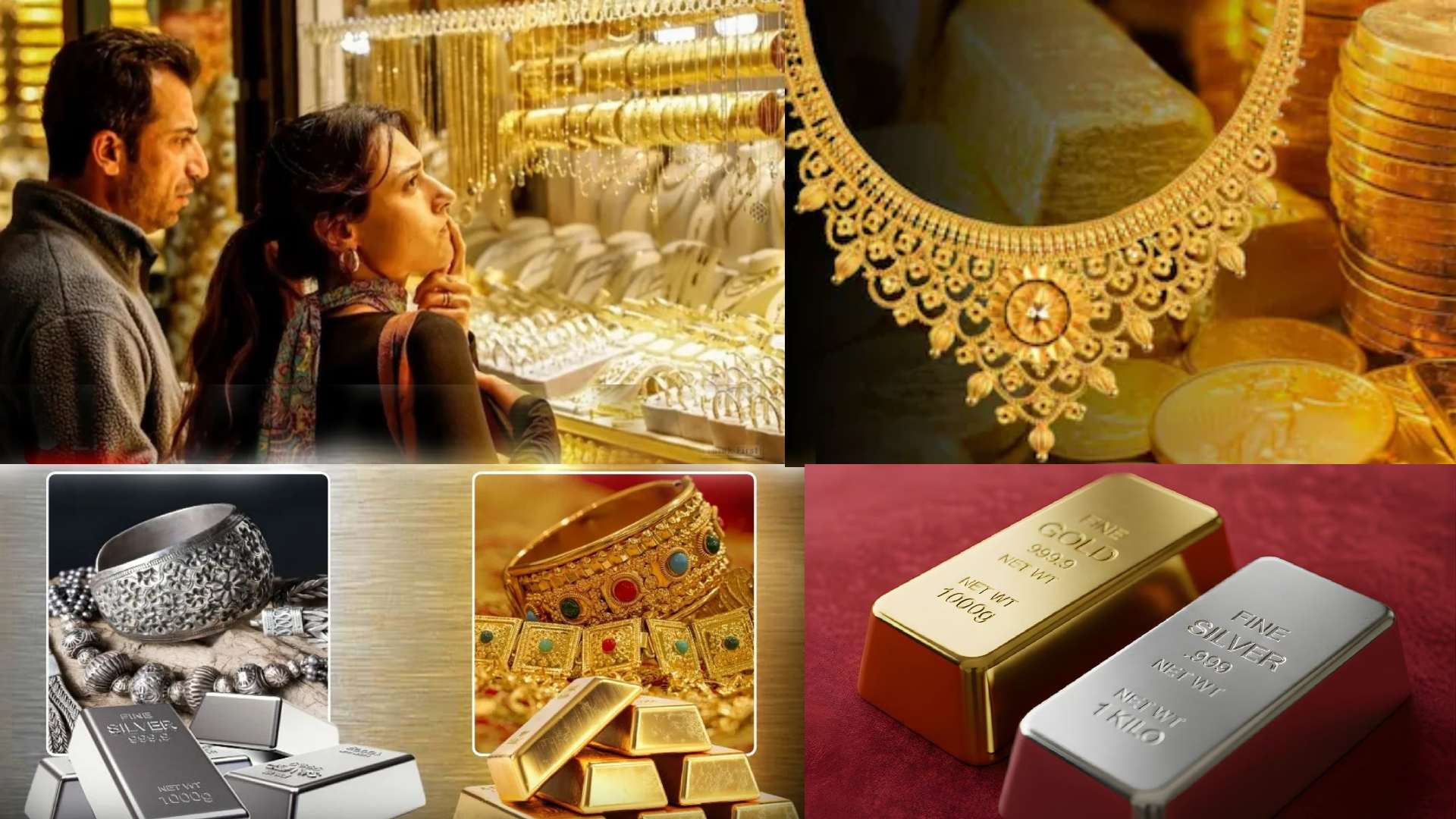 Gold and Silver Surge as Stock Market Crashes