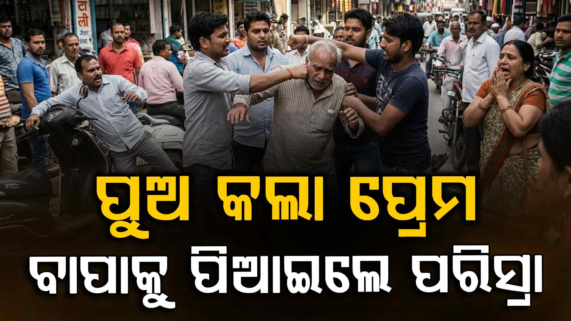 ପୁଅ ପାଇଁ ବାପା ହିନସ୍ତା; ବହେ ମାଡ଼ ଖାଇଲେ, ପରିସ୍ରା ବି ପିଆଇଲେ