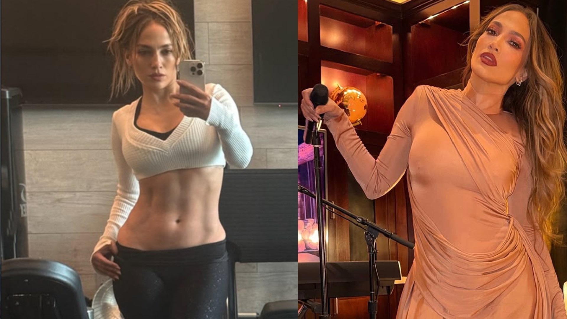 Jennifer Lopez Shows Off Toned Abs In Gym Selfie, Drops Bicep Flexing Emoji