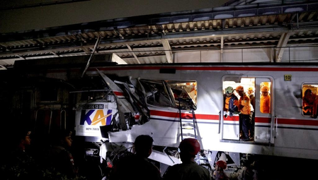 Indonesia Train Collision Death Toll Rises To 14; Nearly 84 Injured In Bekasi
