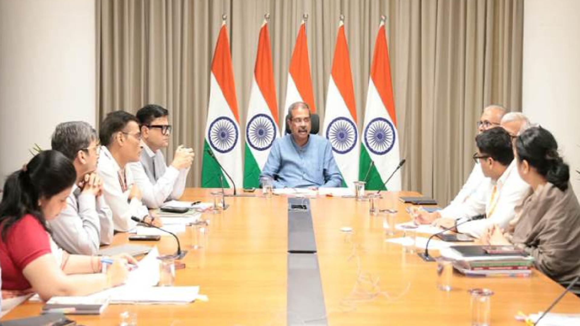 Union Minister Dharmendra Pradhan Reviews NCERT Textbook Supply Chain