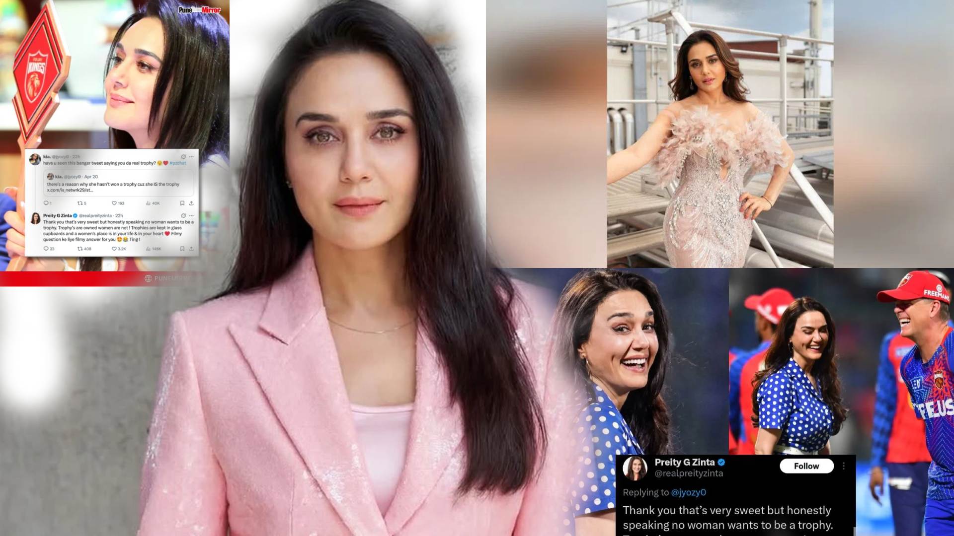 Preity Zinta’s Sharp Reply Goes Viral as Punjab Kings Chase First IPL Title