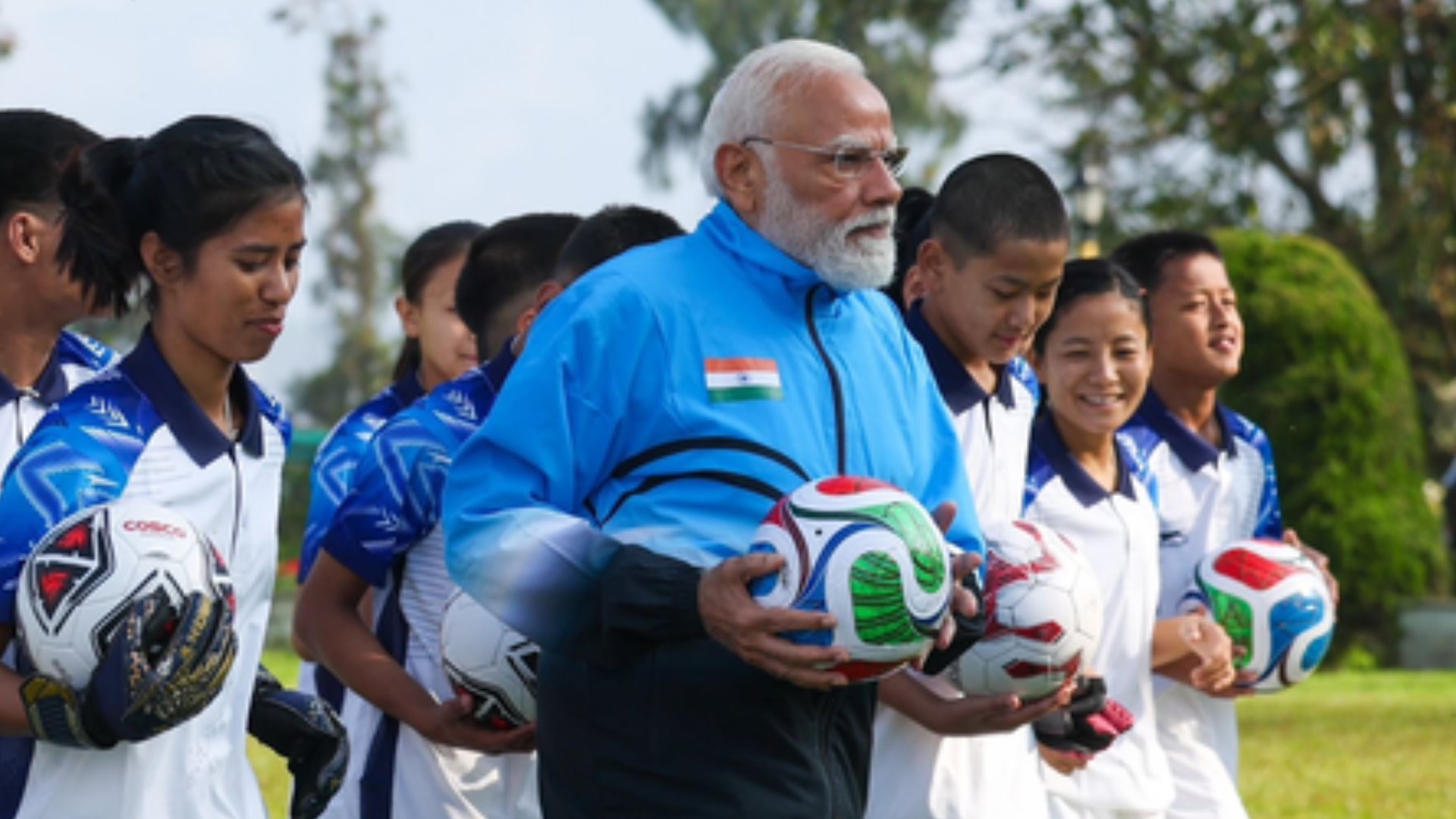 FIFA Chief Gianni Infantino Lauds PM Modi’s Football Session in Sikkim