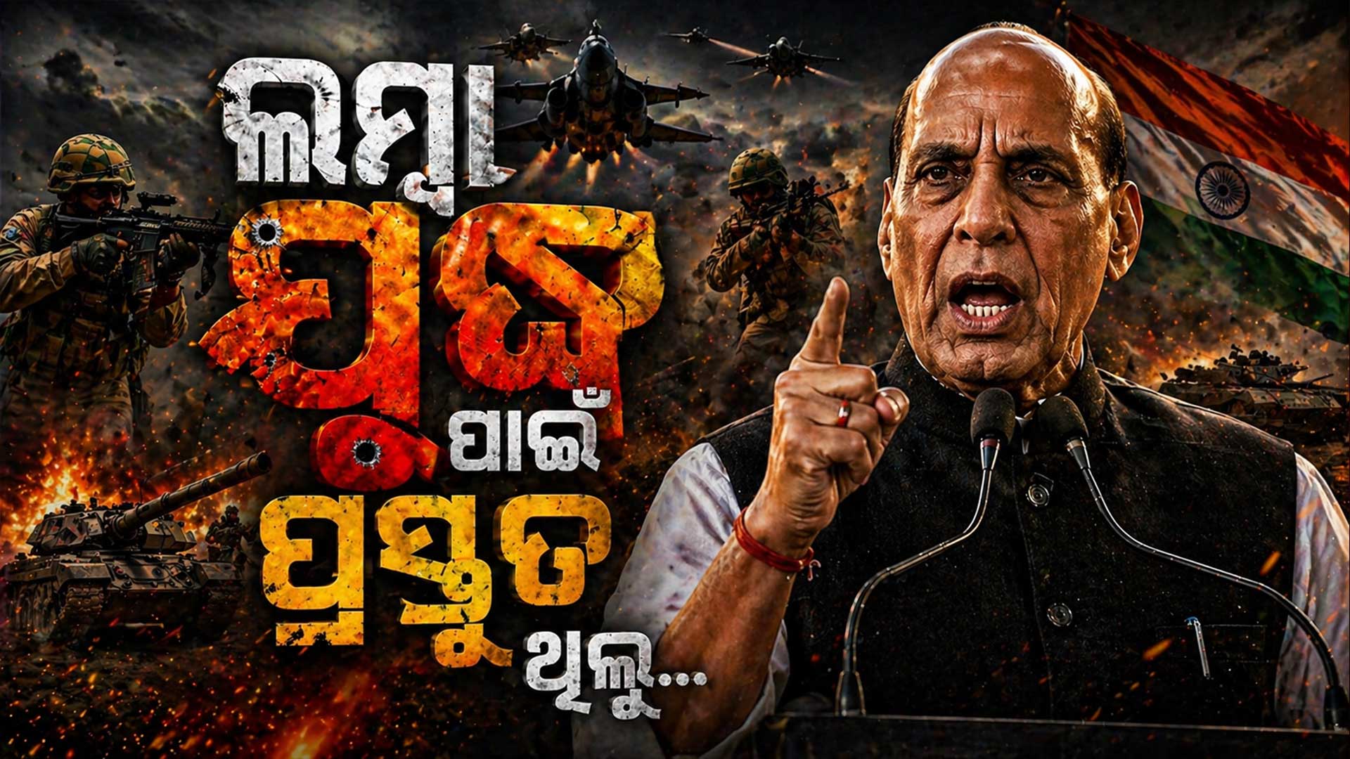 'ଆମେ ଏକ ଲମ୍ବା ଯୁଦ୍ଧ ପାଇଁ ସମ୍ପୂର୍ଣ୍ଣ ପ୍ରସ୍ତୁତ ଥିଲୁ...' ଅପରେସନ ସିନ୍ଦୂରକୁ ନେଇ ରାଜନାଥ ସିଂହଙ୍କ ବଡ଼ ଖୁଲାସା