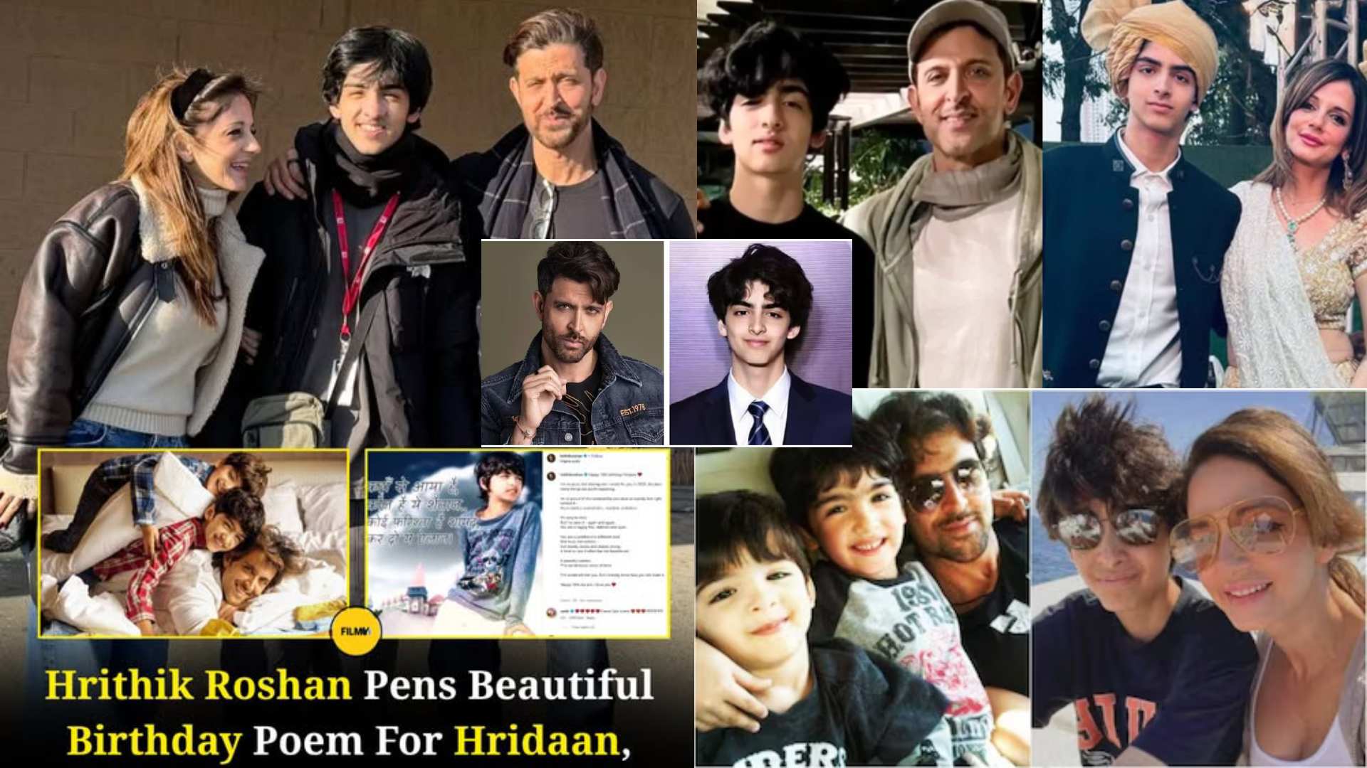 Hrithik Roshan Pens Emotional Poem for Son Hridaan’s 18th Birthday