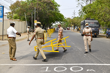 TN Polls: 22,000 Police Personnel for Counting Day Security in Chennai