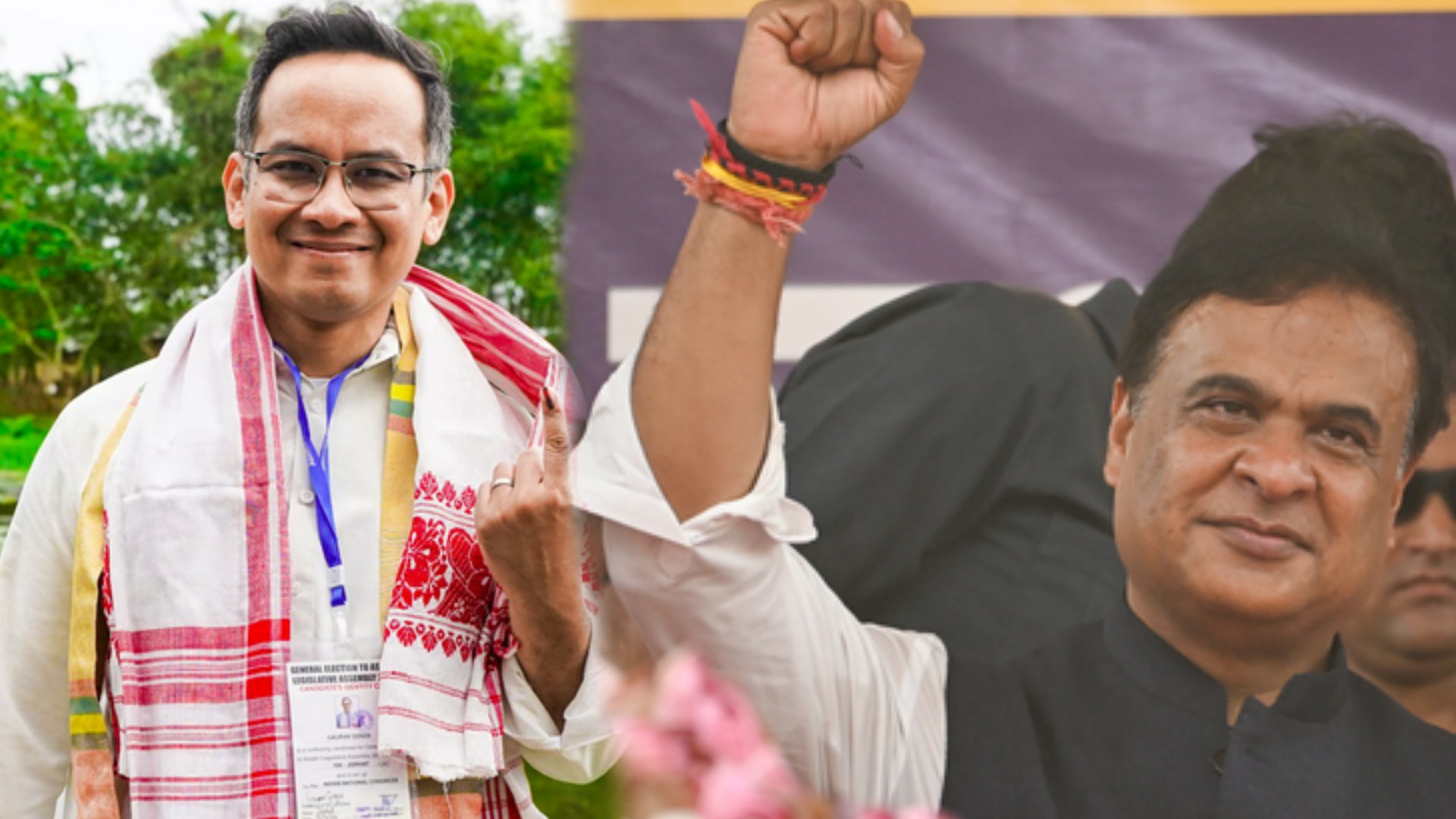 Gaurav Gogoi Trails In Jorhat, Himanta Biswa Sarma Leading From Jalukbari