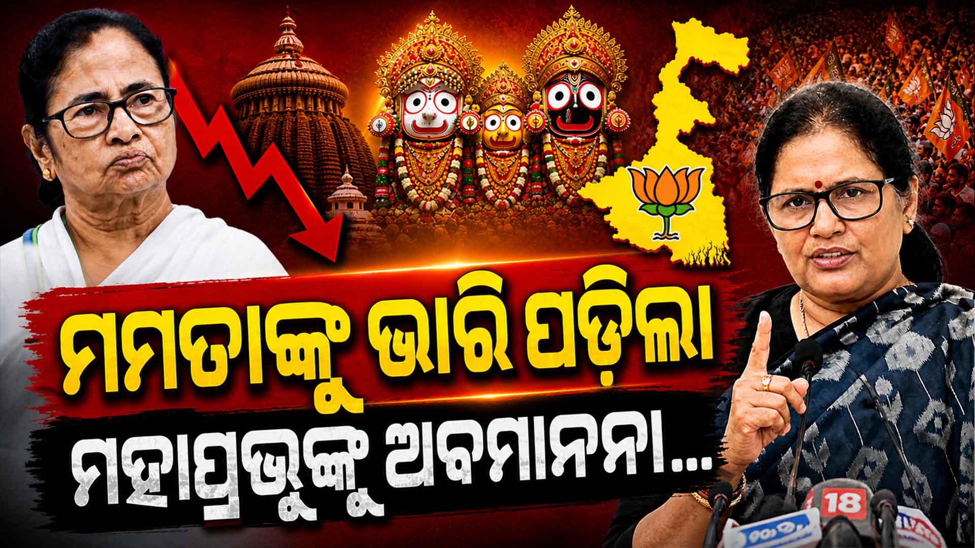 'ଦିଦିଙ୍କ ପତା ସଫା କରିଛନ୍ତି ମହାପ୍ରଭୁ'; ପଶ୍ଚିମବଙ୍ଗ ଫଳାଫଳକୁ ନେଇ ଏମିତି କହିଲେ ଉପମୁଖ୍ୟମନ୍ତ୍ରୀ