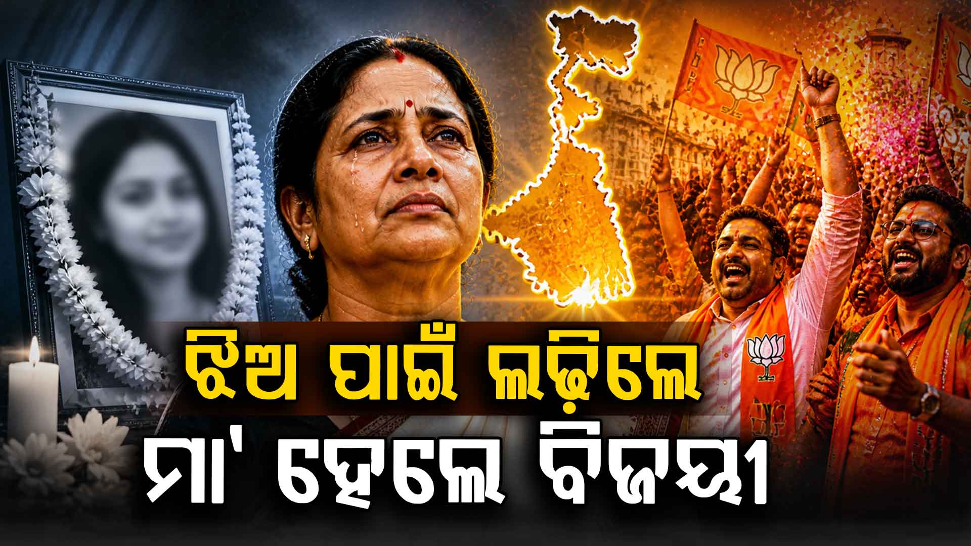 ପାଣିହାଟୀରେ RG Kar ପୀଡ଼ିତାଙ୍କ ମା' ରତ୍ନାଙ୍କ ଦମଦାର ଜିତ୍ 