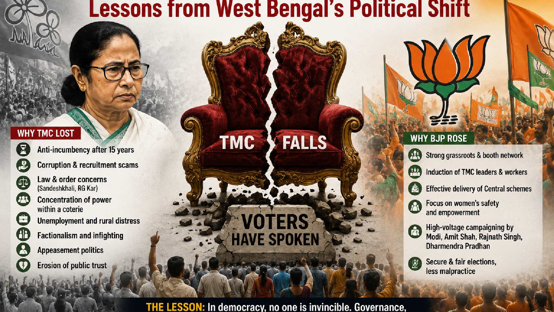 When Voters Decide to Punish: Lessons from West Bengal’s Political Shift