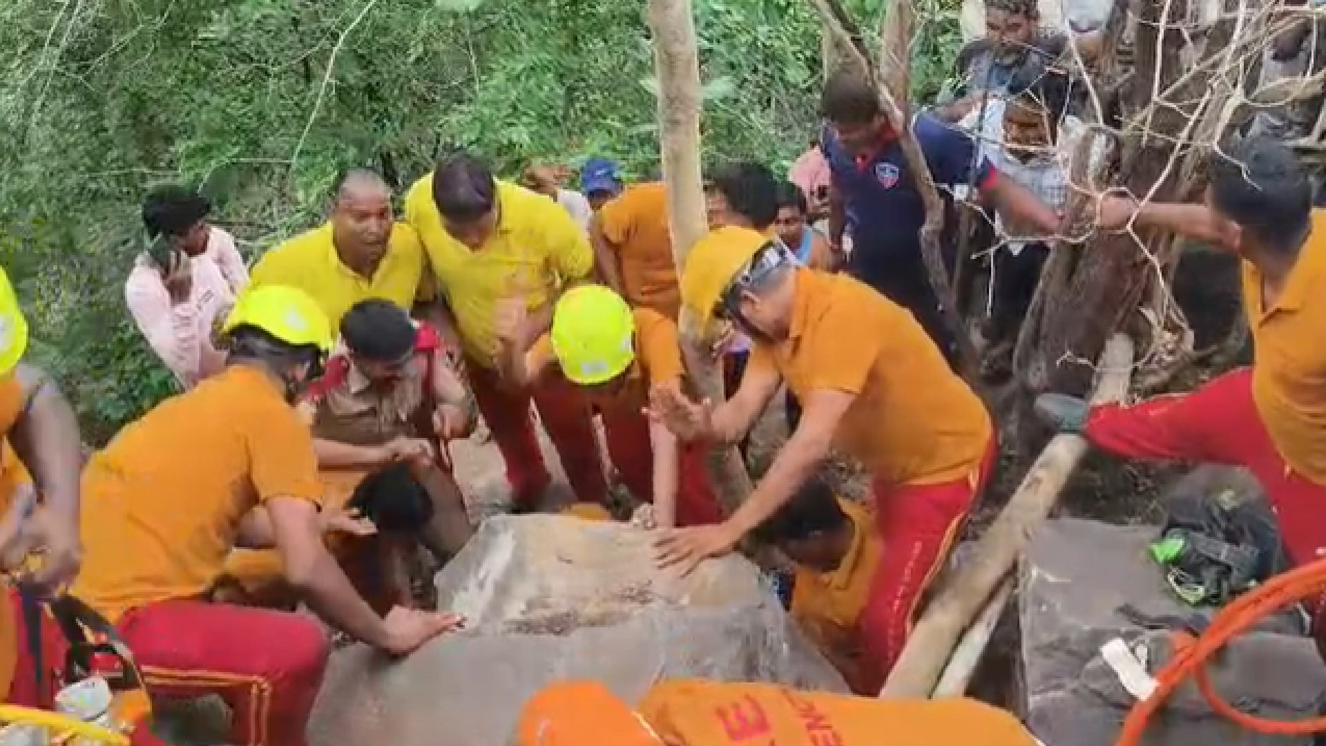 Boy Gets Stuck Between Rocks While Collecting Honey, Rescued After Long Operation