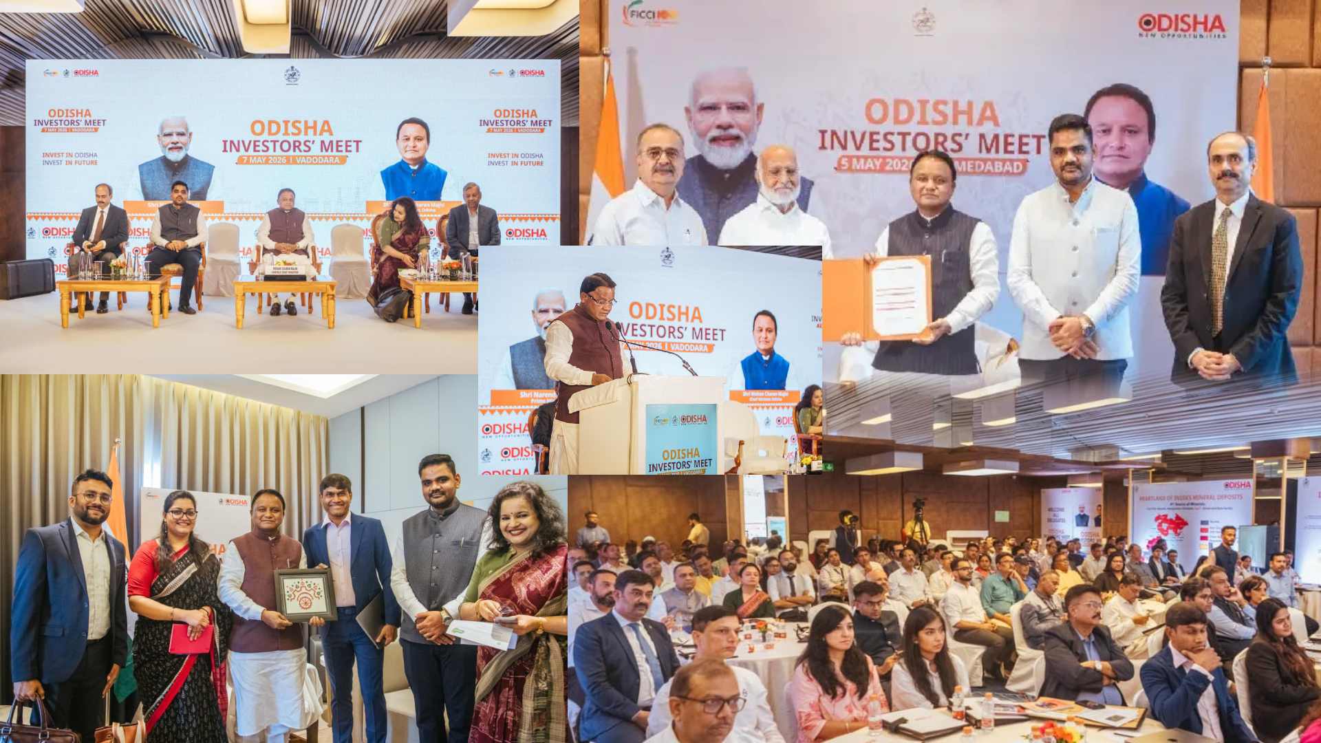 CM Majhi Secures ₹48,330 Crore Investments from Gujarat, Boosting Odisha’s Industrial Growth