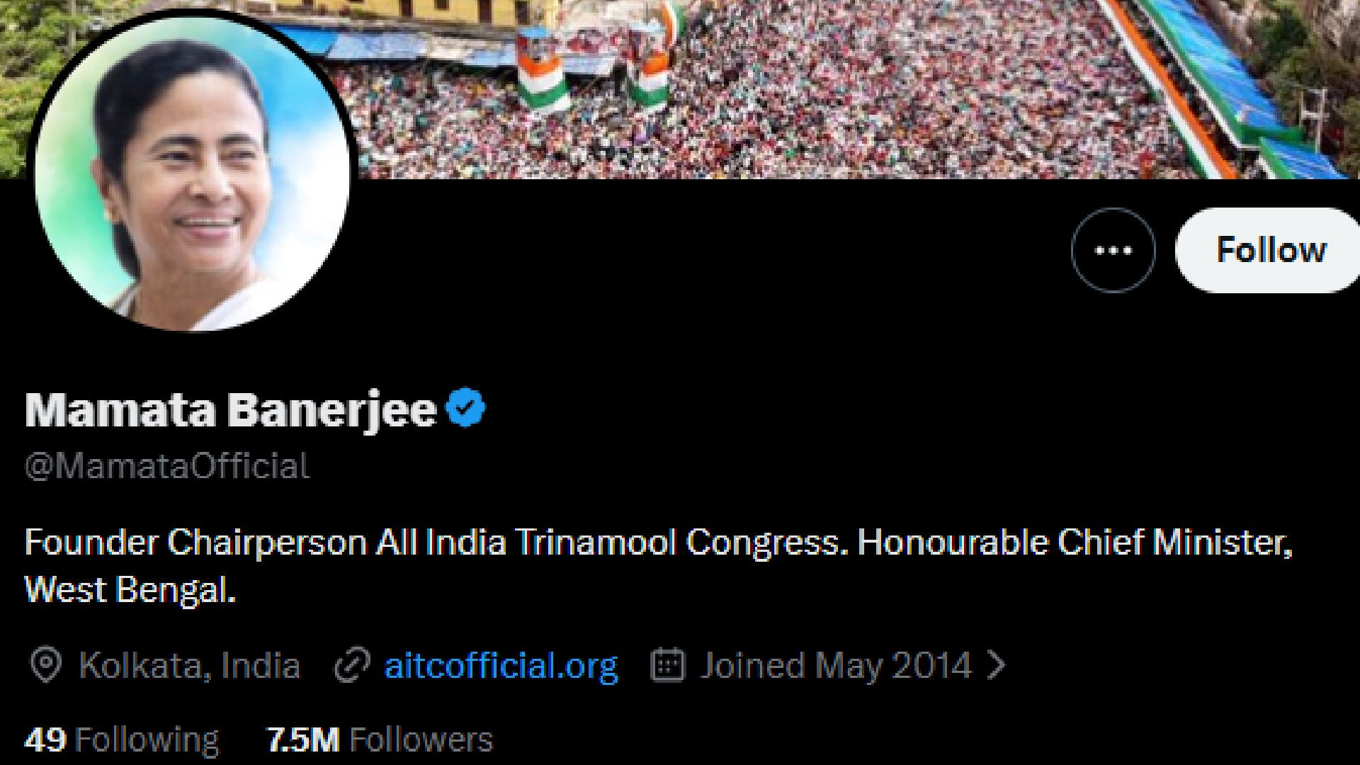 Mamata Banerjee Refuses to Accept Defeat, Keeps ‘Honourable Chief Minister’ Tag On Social Media Bio