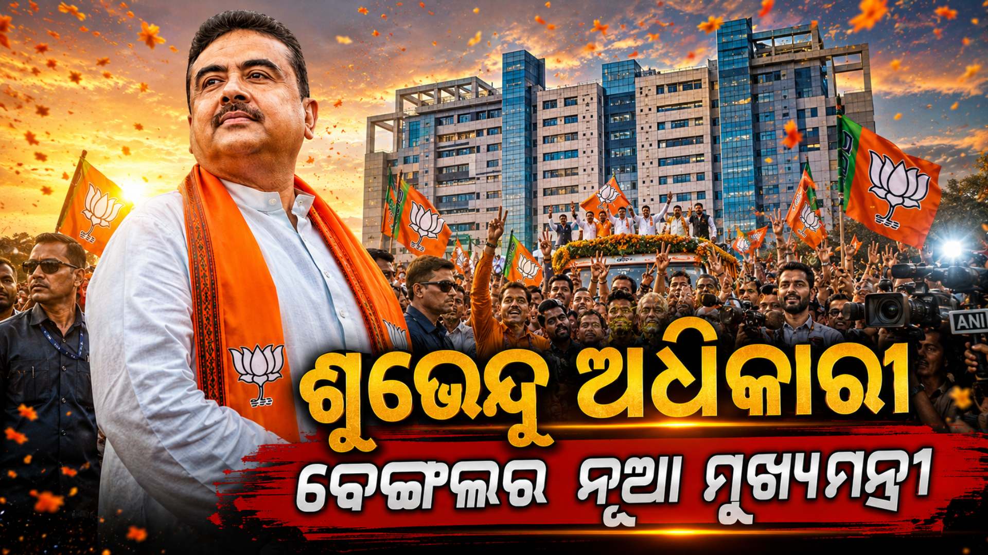 ବେଙ୍ଗଲରେ BJP ସରକାର, ଶୁଭେନ୍ଦୁ ଅଧିକାରୀ ହେଲେ ପଶ୍ଚିମବଙ୍ଗର ନୂଆ ମୁଖ୍ୟମନ୍ତ୍ରୀ